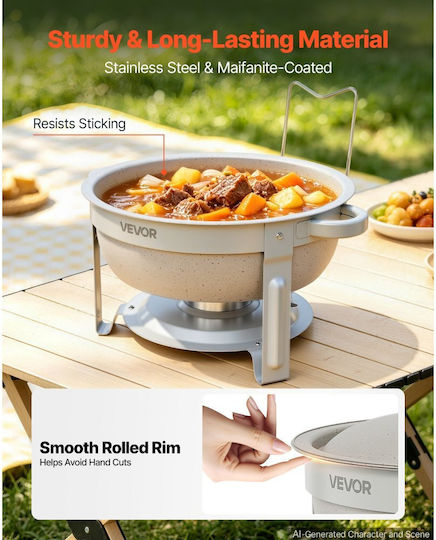 Vevor Bain-Marie zum Servieren 5,7 l