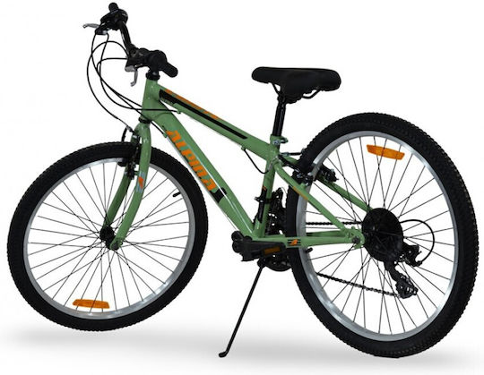 24" Kinder-Mountainbike mit Aluminiumrahmen Orangefarben