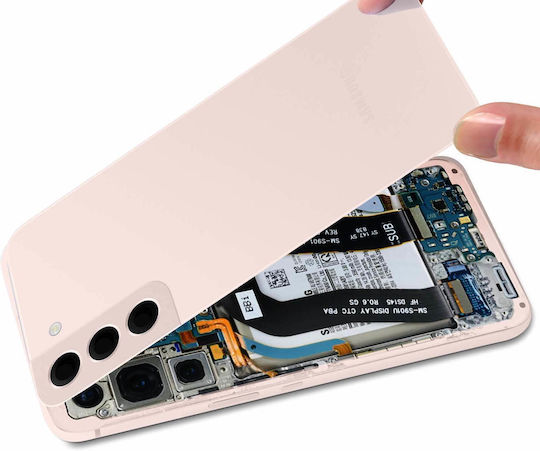 Samsung Κапак за замяна на батерията Розово злато за Galaxy S22 5G