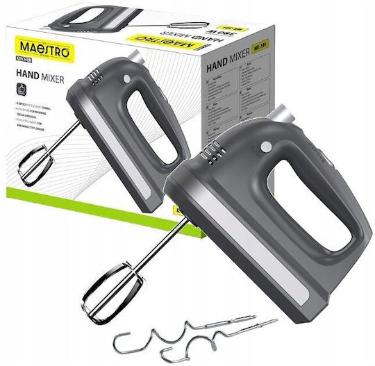 Maestro Ръчен миксер 500W Сребрист, Сив