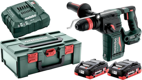 Metabo KH 18 LTX BL 24 Ударен Багер Пистолет На Батерия Безчетков 18 Волт 2x4Ah с Гнездо SDS Plus