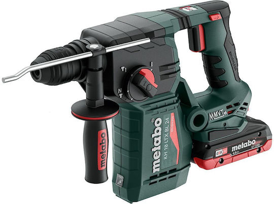 Metabo KH 18 LTX BL 24 Ударен Багер Пистолет На Батерия Безчетков 18 Волт 2x4Ah с Гнездо SDS Plus