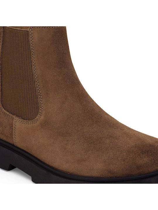 Highwood Suede Ανδρικά Μποτάκια Καφέ