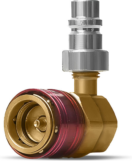 Climaset 2 Флакона + Кабел + Адаптер Hp Lp Хладилен Агент за Климатик R134a