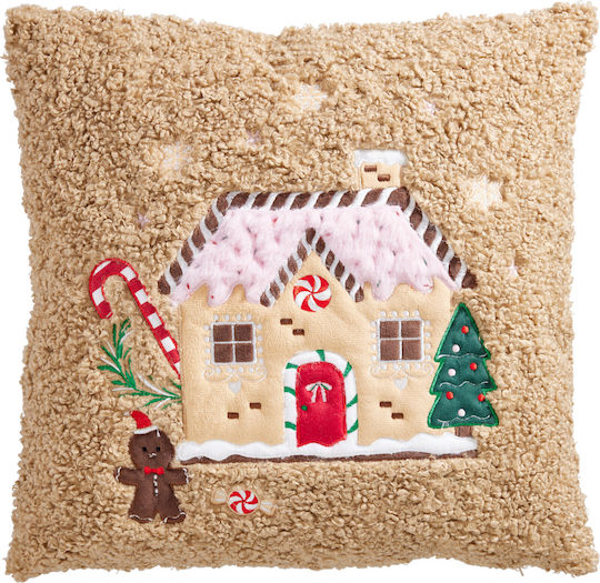 Weihnachtskissen Bouclé 45x45 K-m Beige Aae826370