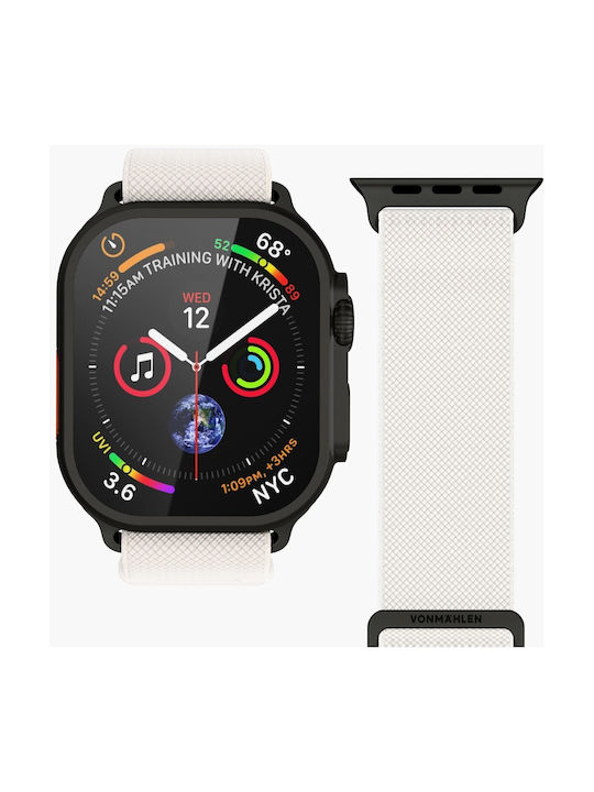 Vonmahlen Classic Nylon Loop 42 44 45 46 49mm One Size Cream Black Vonmahlen Classic Nylon Loop 42 44 45 46 49mm One Size Cream Black