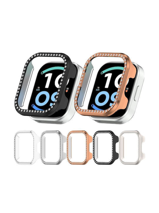 Redmi Watch 6 Active Diamond Half Coverage Hollow Pc Watch Protective Case Rose Gold Redmi Watch 6 Active Diamond Half Coverage Hollow Pc Watch Protective Case Rose Gold