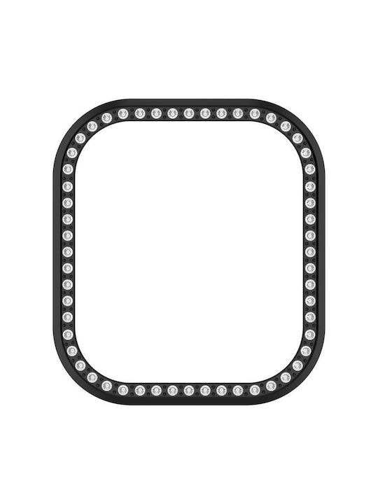 Schutzhülle Redmi Watch 6 Active Diamond Half Coverage Hollow PC Uhr Schwarz