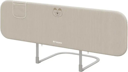 Tulano Foldable Metal Bed Rail Guard in Beige 150 cm