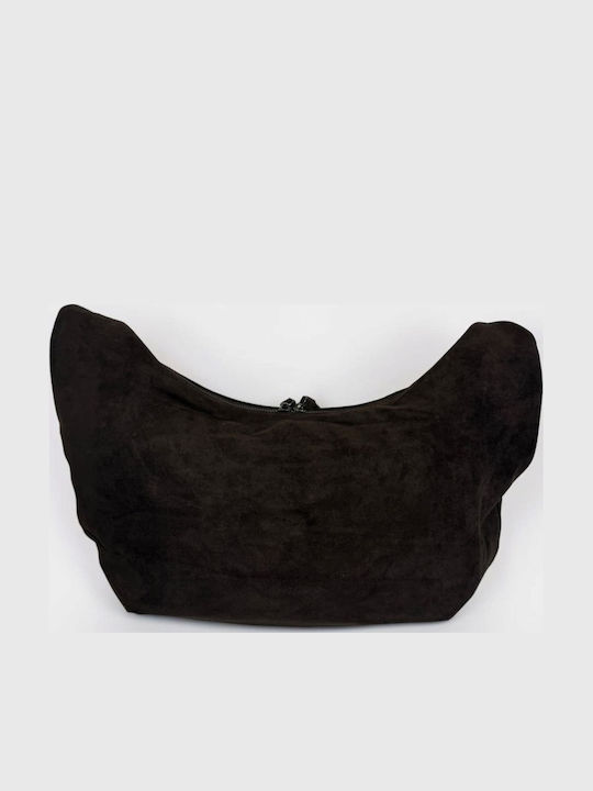 Women's Hobo Bag Suede Chocolate