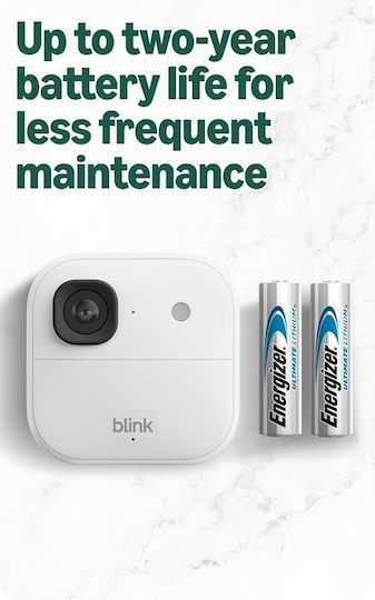 Blink Wireless Wi-Fi Doorbell with Camera White