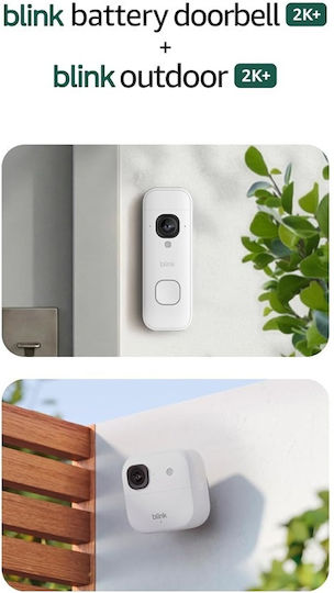 Blink Wireless Doorbell with Camera Wi-Fi White