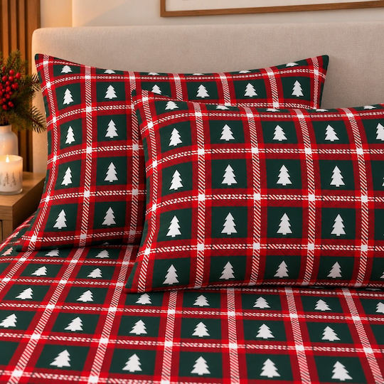 Astron Italy Super-Double Bed Sheet Set 245x260cm Multicolour (4 Pieces)