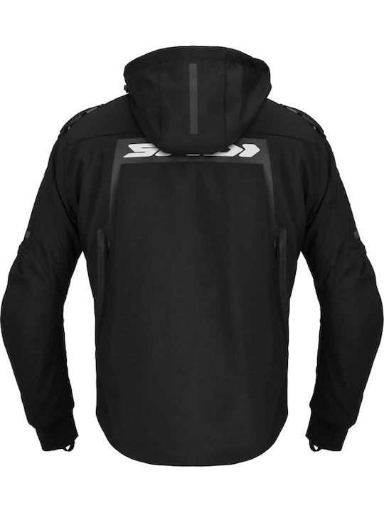 Hoodie Warrior Winter Men Riding Jacket Softshell Waterproof Black 026
