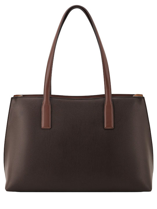 Tayci Women's Brown Multi Tote Bag