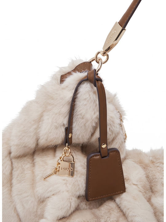 Fur Women's Shopper Bag Beige