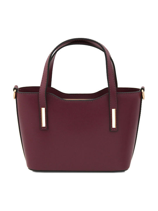 Olimpia Leather Women's Tote Bag Burgundy