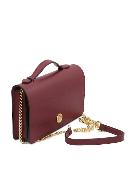 Bronze Leather Women's Clutch