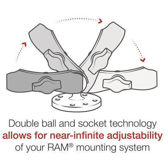 Ram Arm for Motorcycle Mobile Phone Mount