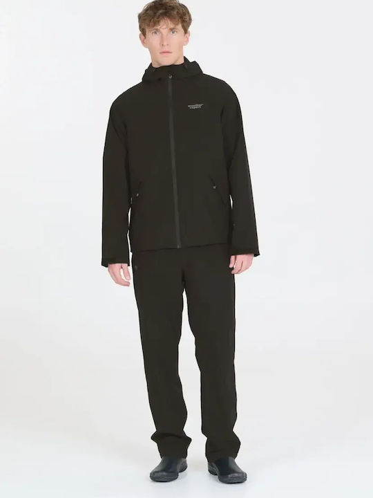 Wasserdichte Jacke Schwarz