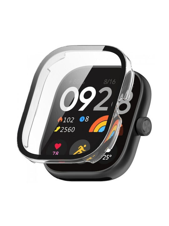 Full Glass Screen Protector Πλαστική Θήκη σε Διάφανο χρώμα για το Xiaomi Redmi Watch 4 Full Glass Screen Protector Πλαστική Θήκη σε Διάφανο χρώμα για το Xiaomi Redmi Watch 4