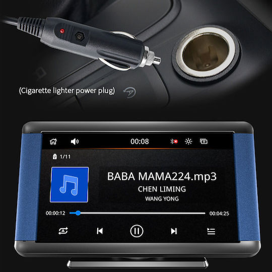 Тъчскрийн 7" Мултимедийна За Табло На Автомобил С Apple CarPlay Android Auto Bluetooth GPS