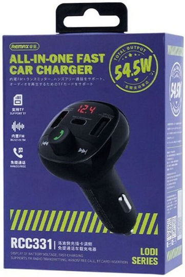 Remax FM Transmitter Αυτοκινήτου με Bluetooth