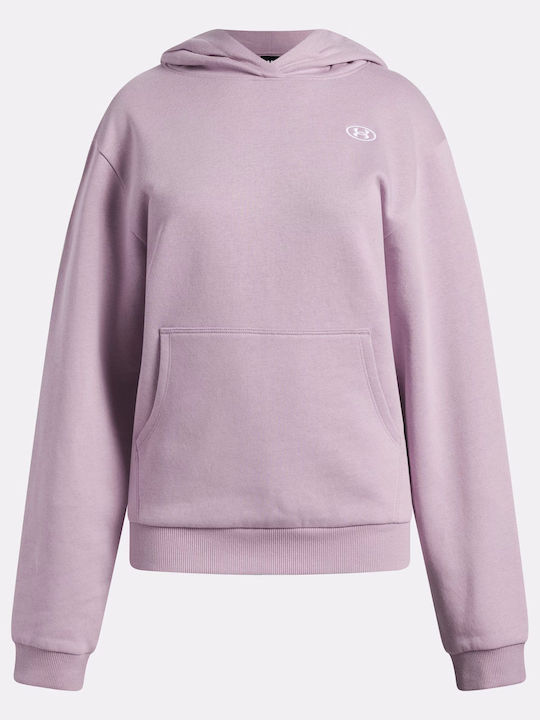 Fleece Παιδικό Φούτερ με Κουκούλα και Τσέπες Μωβ Rival Fleece