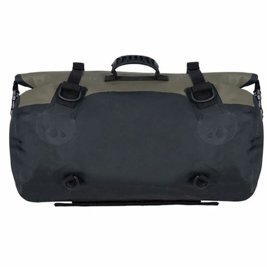 Aqua T-50 Roll Bag Khaki Black Ol402 Oxford Motorcycle Soft Bag