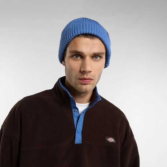 Unisex Knitted Beanie in Blue