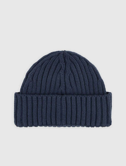 Lockwood Unisex Knitted Beanie in Navy Blue