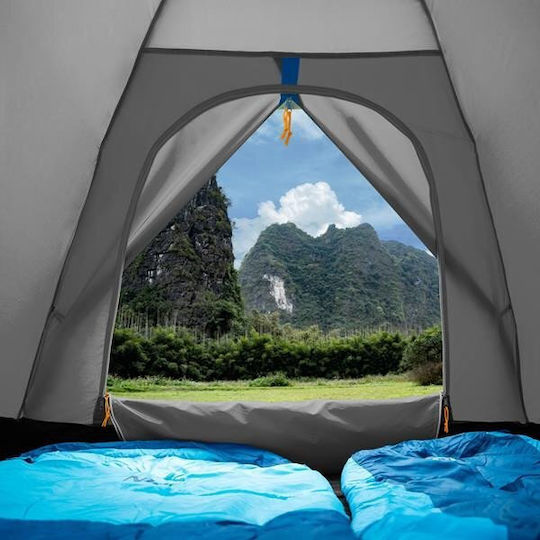 Extreme Igloo Camping Tent Grey 4 Seasons for 2 People 265x150x105cm