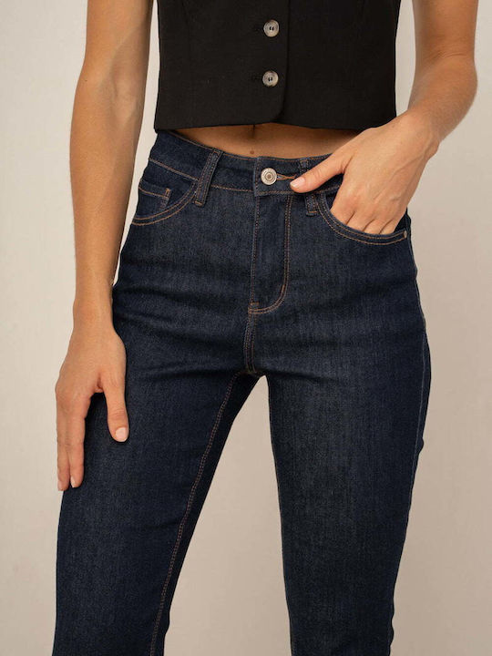 Pantaloni Jeans Evazați pentru Femei Negri