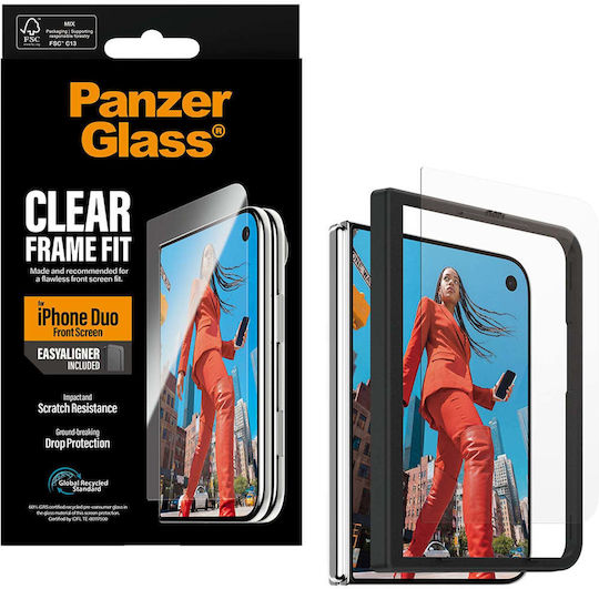 PanzerGlass Sub Защитно Фолио За Екрана iPhone Duo Framefit С Easyaligner