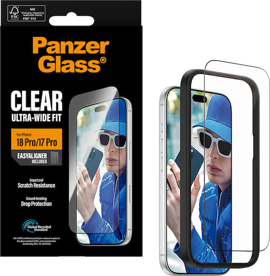 Panzerglass Screen Protector Apple Iphone 18 Pro 17 Pro Ultra-wide Fit W Easyaligner
