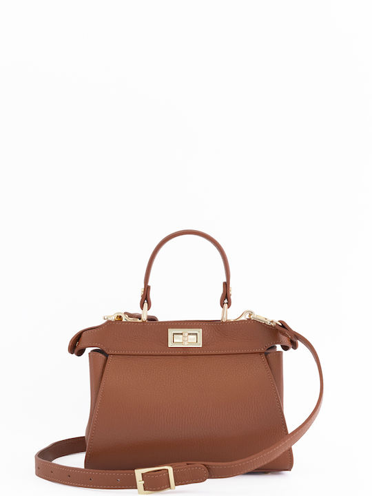 Leather Women's Satchel Bag Black