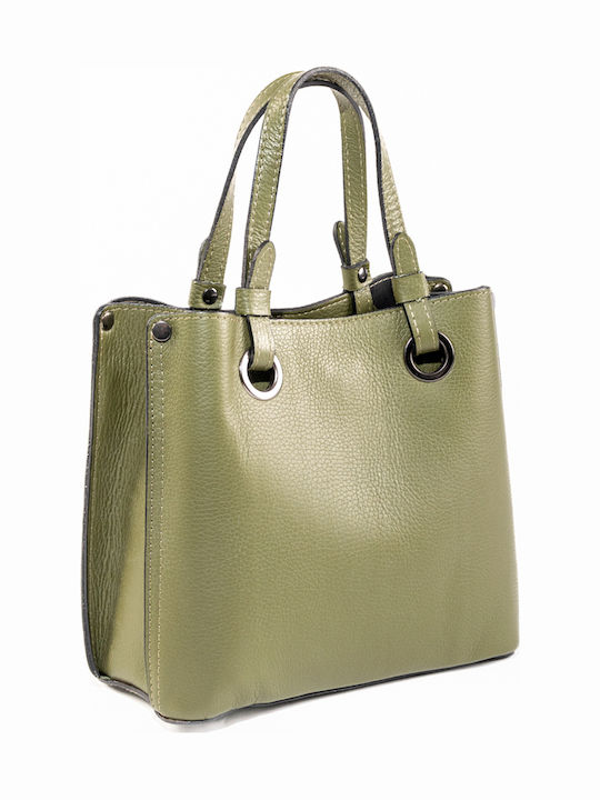 Black Leather Women's Tote Bag