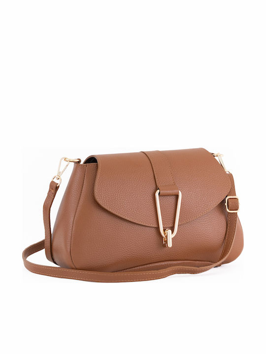 Leather Women's Flap Bag Black