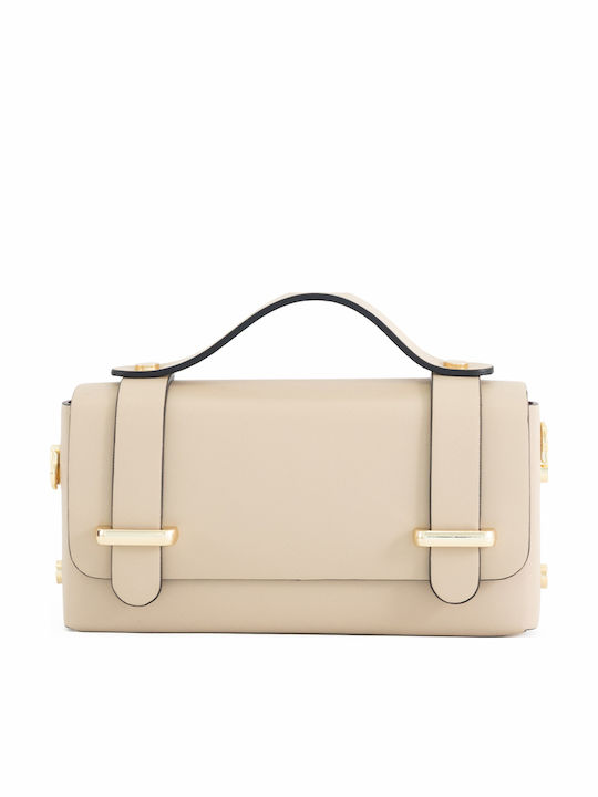 Leather Women's Flap Bag Black
