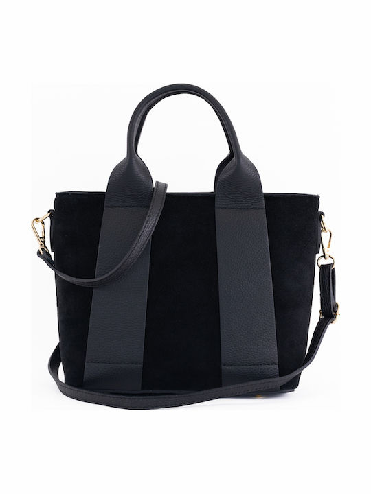 Leather Women's Black Tote Bag