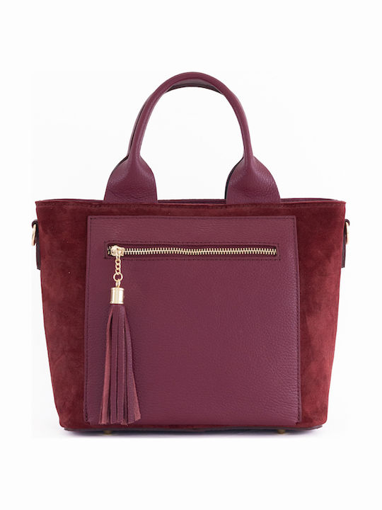 Leather Women's Tote Bag Brown Chocolate