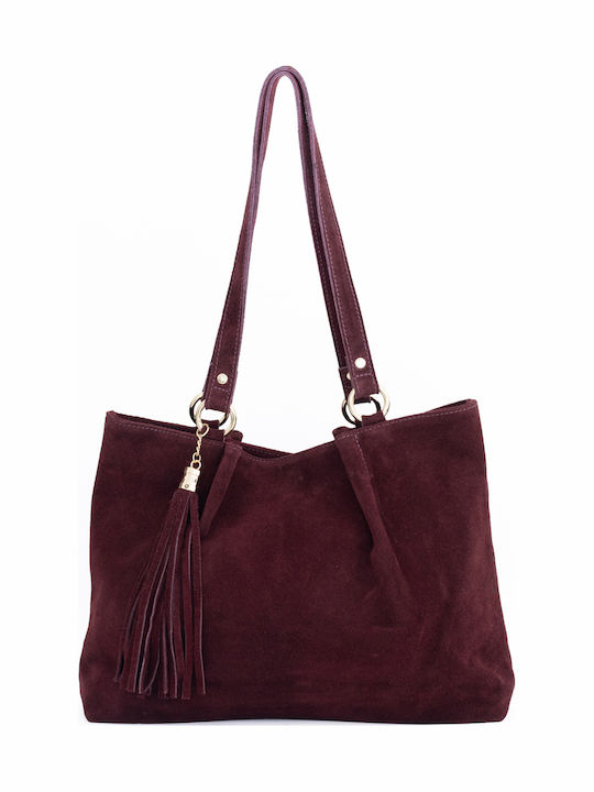 Leather Women's Tote Bag Brown Chocolate