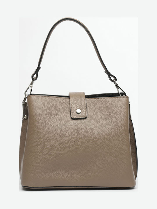 Leather Women's Flap Bag Black