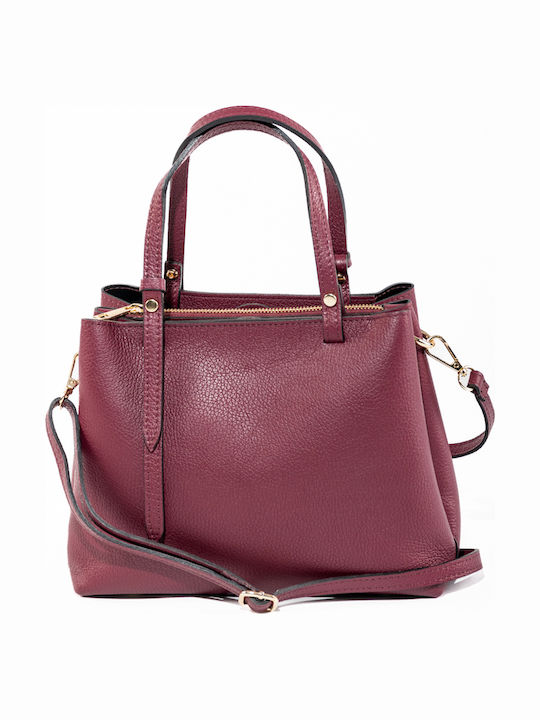Brown Chocolate Leather Women's Tote Bag