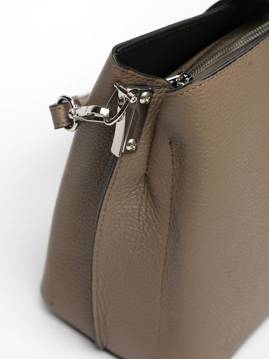 Leather Women's Flap Bag Black