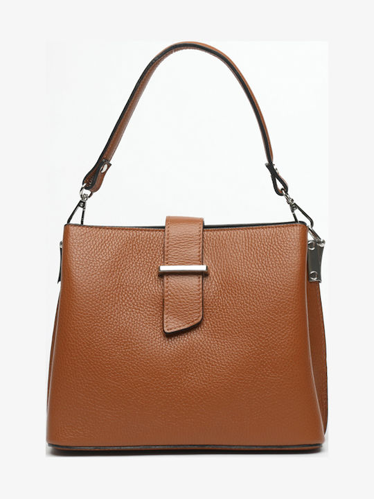 Leather Women's Flap Bag Black