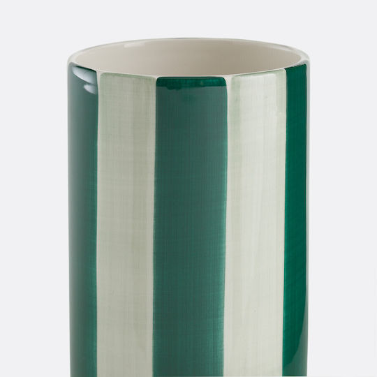 La Redoute Interieurs Vaz Ceramic Verde Ø10xÎ18cm La Redoute Interieurs Vaz Ceramic Verde Ø10xÎ18cm