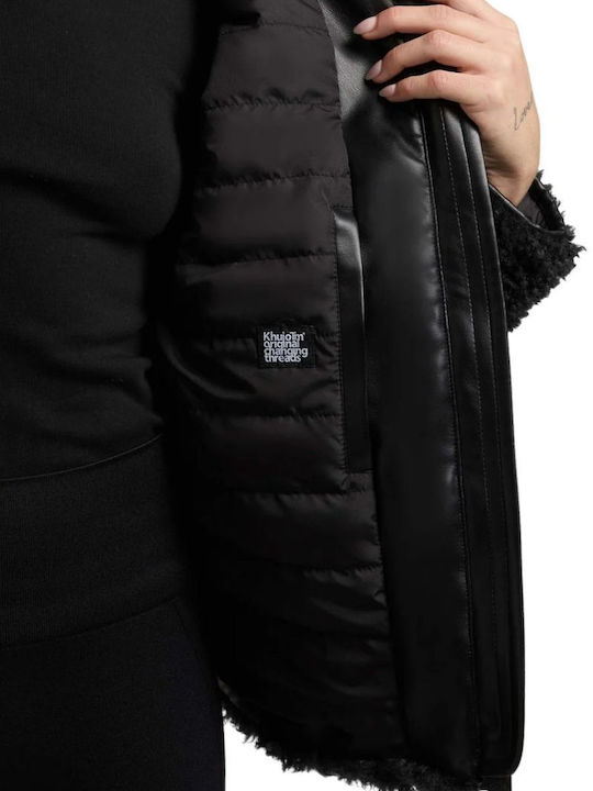 Jachetă de Iarnă pentru Femei Black