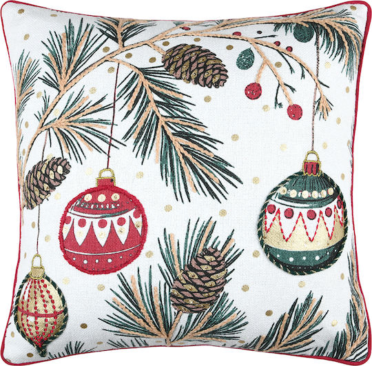 Christmas Pillow 45x45 S-f Clark Ecru Cc341019