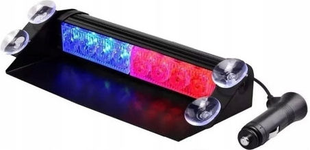 St Parts Auto-Warnleuchte 12 V mit blauer/roter Beleuchtung